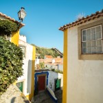 ruas de óbidos portugal medieval casas
